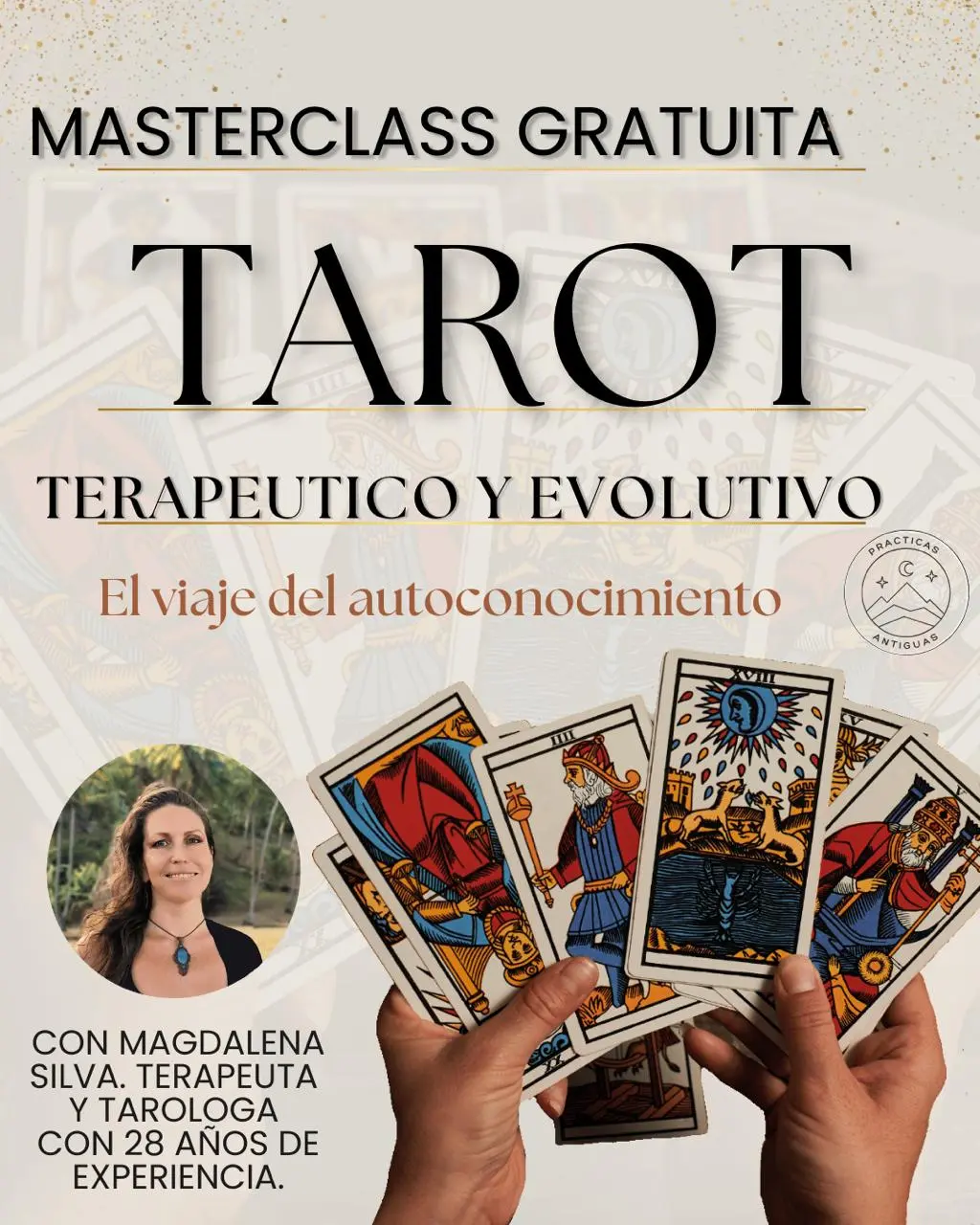 Masterclass Gratuita de Tarot Terapéutico y Evolutivo con Magdalena Silva